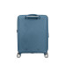 Валіза American Tourister, Soundbox, поліпропілен, мала, 55см, 35.5/41л, TSA, 4 колеса, EXP, сіро-синій Валіза American Tourister, Soundbox, поліпропілен, мала, 55см, 35.5/41л, TSA, 4 колеса, EXP, сіро-синій