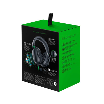 Гарнітура ігрова Razer BlackShark V2 X, 7.1, mini-jack, 1.3м, чорний