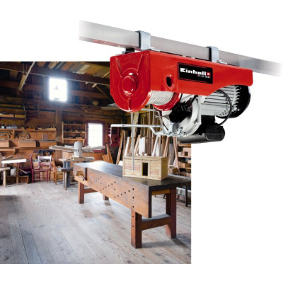 Тельфер електричний Einhell TC-EH 1000 1600Вт до 1000кг трос 18м 31.95кг