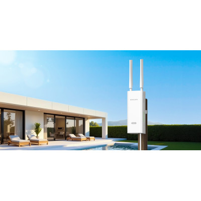 Маршрутизатор MERCUSYS MB118-4G N300, 4G/LTE, 1xFE LAN, outdoor