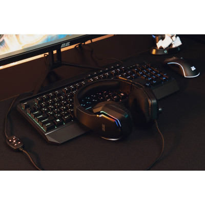 Гарнітура ігрова 2E GAMING HG315, 7.1, USB-A, RGB, 2м, чорний Гарнітура ігрова 2E GAMING HG315, 7.1, USB-A, RGB, 2м, чорний