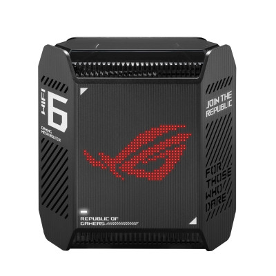 Система WiFi-Mesh ASUS ROG Rapture GT6 AX10000, 3xGE LAN, 1x2.5GE WAN, 1xUSB 3.2, 1мод, чорний