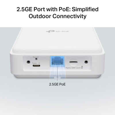 Зовнішній маршрутизатор TP-LINK NE200, 5G, 1x2.5GE LAN (PoE) Зовнішній маршрутизатор TP-LINK NE200, 5G, 1x2.5GE LAN (PoE)