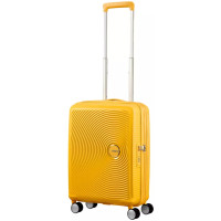 Валіза American Tourister, Soundbox, поліпропілен, мала, 55см, 35.5/41л, TSA, 4 колеса, EXP, жовтий Валіза American Tourister, Soundbox, поліпропілен, мала, 55см, 35.5/41л, TSA, 4 колеса, EXP, жовтий