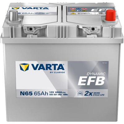 Акумулятор Varta Dynamic EFB 12В 65Аг 650А R+ (565501065)