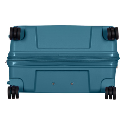 Валіза 2E, Aero, поліпропілен, велика, 99/119 л, TSA, 4 колеса, EXP, синій