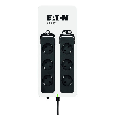 Джерело безперебійного живлення Eaton 3S, 550VA/330W, LED, USB, 4xSchuko