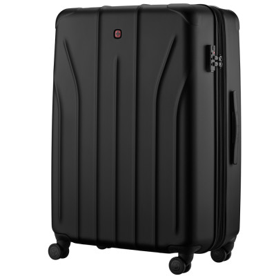 Валіза Wenger, Oryson, велика, пластик, 4 колеса, чорна Валіза Wenger, Oryson, велика, пластик, 4 колеса, чорна
