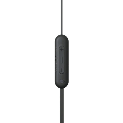 Навушники In-ear Sony WI-C100 BT 5.0, IPX4, SBC, AAC, Wireless, Mic, Чорний