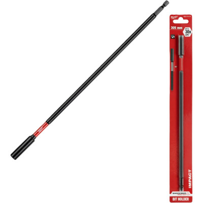 Тримач магнітний універсальний Milwaukee, Hex, 1/4 152мм Тримач магнітний універсальний Milwaukee, Hex, 1/4 152мм