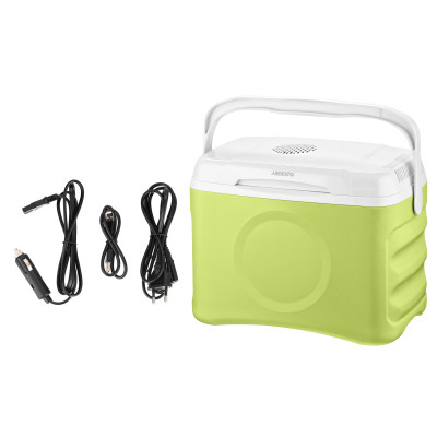 Холодильник дорожній ARDESTO, 2в1, 21л, 220/12В, підігрів 55°C, охолодження 18-20°C, USB-порт, 4.3кг, салатовий Холодильник дорожній ARDESTO, 2в1, 21л, 220/12В, підігрів 55°C, охолодження 18-20°C, USB-порт, 4.3кг, салатовий
