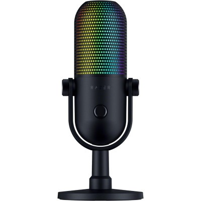 Мікрофон геймінговий Razer Seiren V3 Chroma, Uni, RGB, USB-A, 2м, чорний