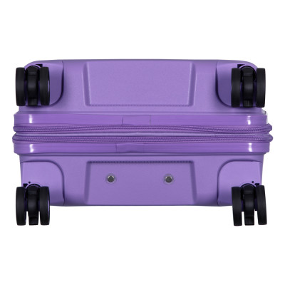 Набір валіз 2E, Aero, поліпропілен, (M+S), TSA, 4 колеса, EXP, лавандовий