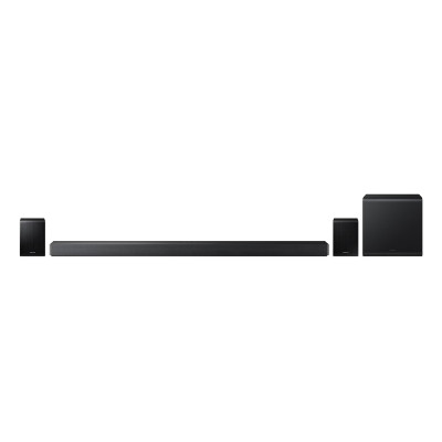 Саундбар Samsung HW-QS750F 465Вт, 5.1.2, BT, HDMI-eARC, Wi-Fi, саб, Dolby Atmos, чорний Саундбар Samsung HW-QS750F 465Вт, 5.1.2, BT, HDMI-eARC, Wi-Fi, саб, Dolby Atmos, чорний