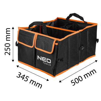 Органайзер автомобільний Neo Tools 50х34.5х25см складний, 2 відділення 0.59кг