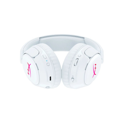 Гарнітура ігрова HyperX Cloud Flight 2, WL/USB-A/USB-C, білий