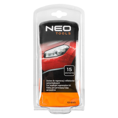 Набір для відновлення фар Neo Tools 15шт Набір для відновлення фар Neo Tools 15шт