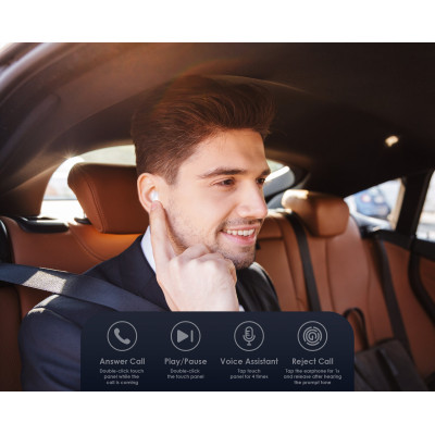 Гарнітура TECNO Minipods M1 Mono White