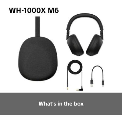 Навушники Over-ear Sony WH-1000XM6 BT 5.3, ANC, Hi-Res, AAC, LDAC, LC3, Wireless, Mic, Рожевий