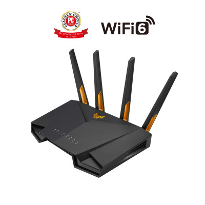 Маршрутизатор ASUS TUF-AX3000 v2 AX3000, 4xGE LAN, 2,5xGE WAN, 1xUSB3.2, MESH