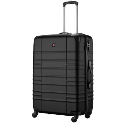 Валіза Wenger, Amplar, велика, пластик, 4 колеса, чорна