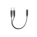 Гарнітура ПК стерео On-ear 2E CH11 mini-jack, omni-mic, 1.2м, чорний