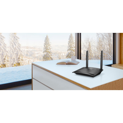 Маршрутизатор TP-LINK TL-MR100 N300, 4G/LTE, 1xFE LAN, 1xFE WAN Маршрутизатор TP-LINK TL-MR100 N300, 4G/LTE, 1xFE LAN, 1xFE WAN
