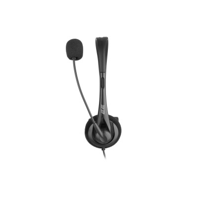 Гарнітура ПК моно On-ear 2E CH11 mini-jack, omni-mic, 1.2м, чорний