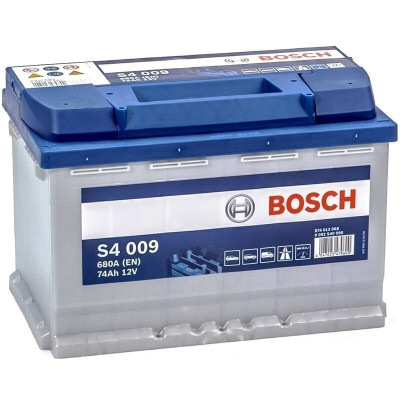 Акумулятор Bosch S4 12В 74А·год 680А L+ (0 092 S40 090)