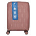 Набір валіз 2E, M7979, поліпропілен, (L+M+S), блискавка anti theft, 4 колеса, кодовий замок, рожево-золотий Набір валіз 2E, M7979, поліпропілен, (L+M+S), блискавка anti theft, 4 колеса, кодовий замок, рожево-золотий