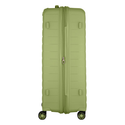 Валіза 2E, Aero, поліпропілен, велика, 99/119 л, TSA, 4 колеса, EXP, оливково-зелений