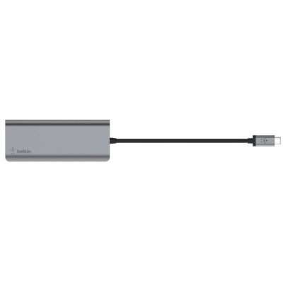 Хаб Belkin USB-C 6в1 HDMI/2хUSB-A/USB-C/SD/Ethernet