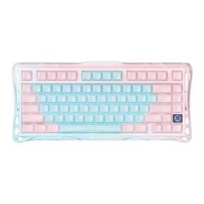 Клавіатура механічна GravaStar Mercury K1 Lite 80keys, GravaStar x BSUN Grey, BT/WL/USB, Aurora Mist Клавіатура механічна GravaStar Mercury K1 Lite 80keys, GravaStar x BSUN Grey, BT/WL/USB, Aurora Mist