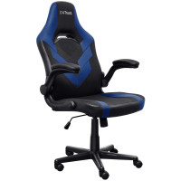 Крісло Trust GXT703B Riye, ПУ шкіра, Foldable Armrests, синій