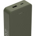 Акумулятор портативний літій-іонний Power Bank Hama 20000 мА·год, USB-C/USB-A, green