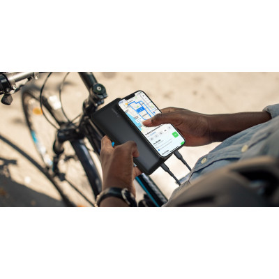 Акумулятор портативний літій-іонний Power Bank Belkin 20000мА·год, 15Вт, 2хUSB-A/USB-C, чорний Акумулятор портативний літій-іонний Power Bank Belkin 20000мА·год, 15Вт, 2хUSB-A/USB-C, чорний