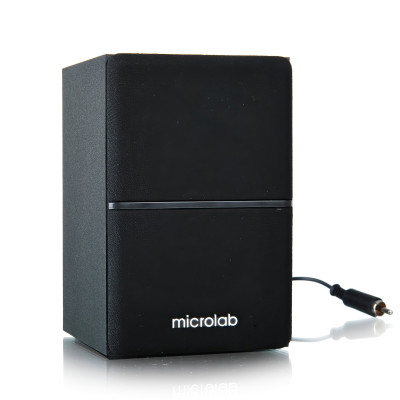 Акустична система MICROLAB M-106 2.1, 10W, mini-jack, чорний