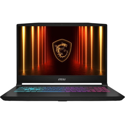 Ноутбук MSI Katana 15 HX B14WFK-896XUA 15.6 QHD, Intel i7-14650HX, 32GB, F1TB, NVD5060-8, DOS, чорний Ноутбук MSI Katana 15 HX B14WFK-896XUA 15.6 QHD, Intel i7-14650HX, 32GB, F1TB, NVD5060-8, DOS, чорний