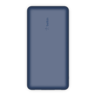 Акумулятор портативний літій-іонний Power Bank Belkin 20000мА·год, 15Вт, 2хUSB-A/USB-C, блакитний