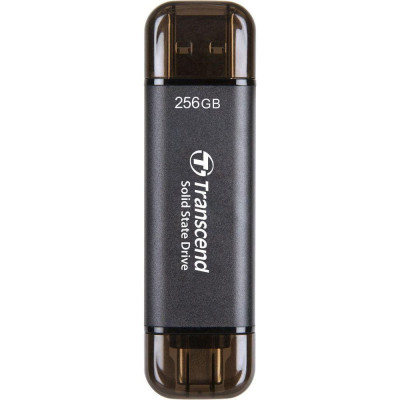 Портативный SSD Transcend 256GB USB 3.1 Gen 2 Type-A + Type-C ESD310 Чорний Портативный SSD Transcend 256GB USB 3.1 Gen 2 Type-A + Type-C ESD310 Чорний