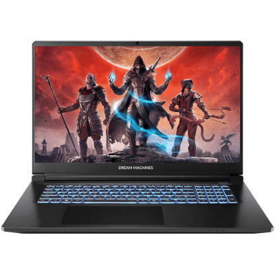 Ноутбук Dream Machines RT5060-17 17.3FHD IPS, AMD AI 7 350, 32GB, F2TB, NVD5060-8, DOS, чорний