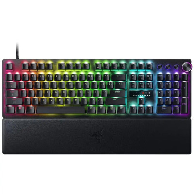 Клавіатура механічна Razer Huntsman V3 Pro 8KHz, 104key, Analog Optical Switch Gen-2, USB-A, EN, RGB, чорний Клавіатура механічна Razer Huntsman V3 Pro 8KHz, 104key, Analog Optical Switch Gen-2, USB-A, EN, RGB, чорний