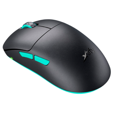 Миша Xtrfy M8, WL/USB-A, RGB, чорний