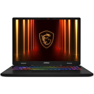 Ноутбук MSI Crosshair 16 HX AI D2XWFKG-275XUA 16 QHD+, Intel U7-255HX, 32GB, F1TB, NVD5060-8, DOS, чорний