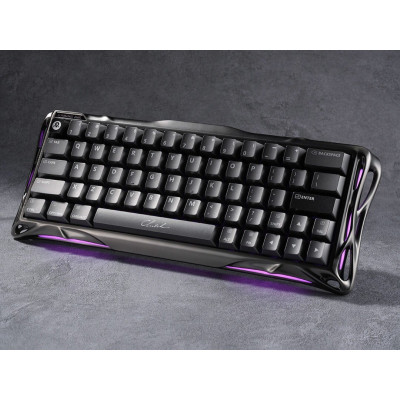 Клавіатура магнітна GravaStar Mercury V60 Pro 60keys, GravaStar Blackcore, USB-A, 8k,RGB, GunMetal