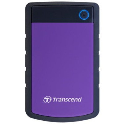 Портативний жорсткий диск Transcend 4TB USB 3.1 StoreJet 25H3 Фіолетовий Портативний жорсткий диск Transcend 4TB USB 3.1 StoreJet 25H3 Фіолетовий