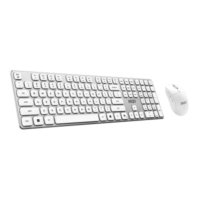 Комплект клавіатура та миша MSI FORGE K210 W COMBO WHITE UA, Wireless Комплект клавіатура та миша MSI FORGE K210 W COMBO WHITE UA, Wireless
