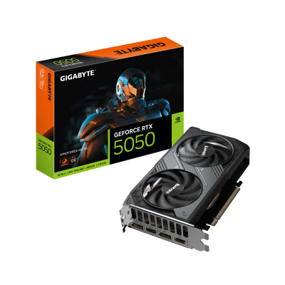 Відеокарта GIGABYTE GeForce RTX 5050 8GB GDDR6 WINDFORCE 2 OC