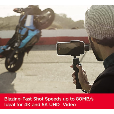 Карта пам'яті SanDisk microSD 64GB C10 UHS-I U3 R170/W80MB/s Extreme V30 + SD Карта пам'яті SanDisk microSD 64GB C10 UHS-I U3 R170/W80MB/s Extreme V30 + SD