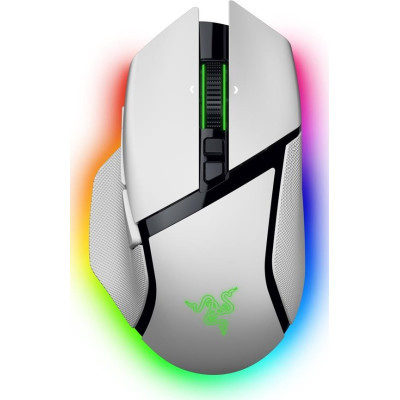 Миша Razer Basilisk V3 Pro 35K, RGB, USB-A/WL/BT, білий